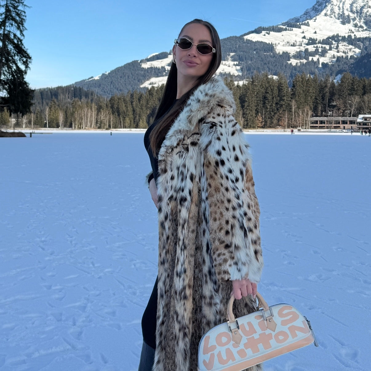 Lynx Fur Coat Vintage