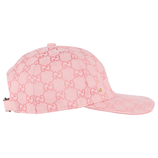Gucci Pink GG Canvas Monogram Cap