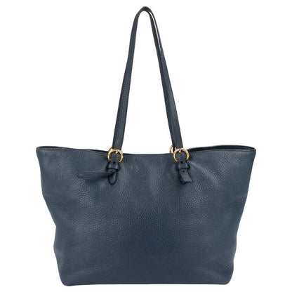 Miu Miu Vitello Daino Leather Tote Shoulder Bag