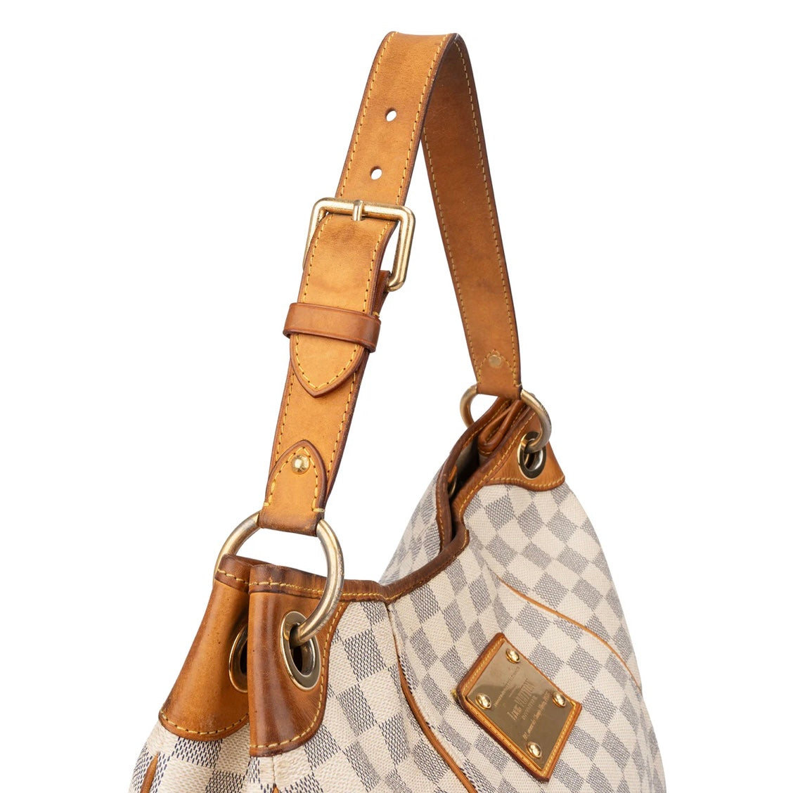 Louis Vuitton Damier Azur Monogram Galliera PM Handbag