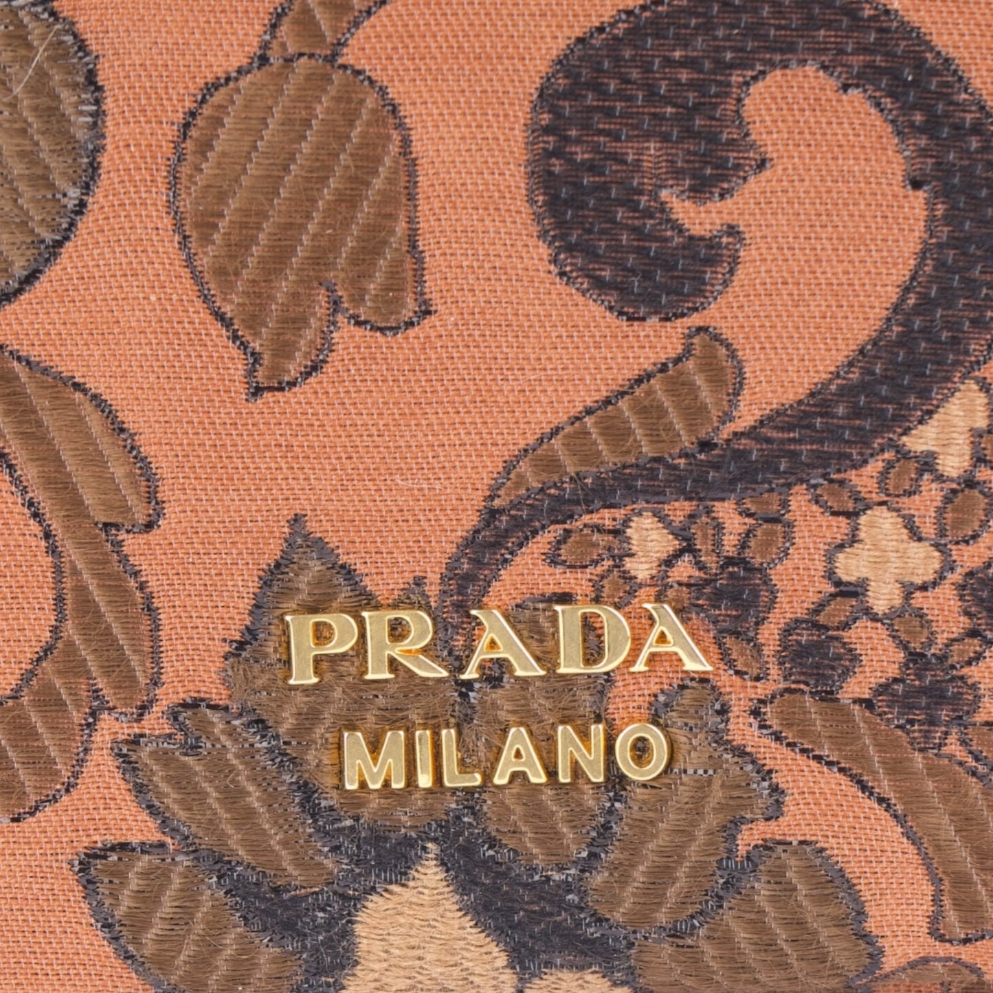 Prada Brocard Chestnut Wallet