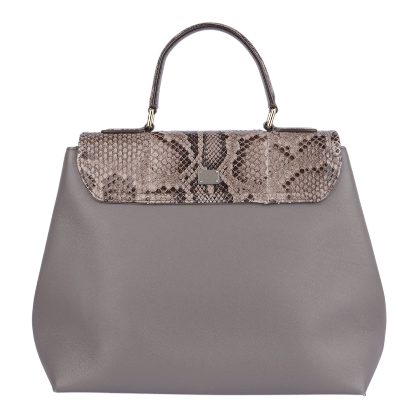 Dolce & Gabbana Phyton Leather Top Handle Bag