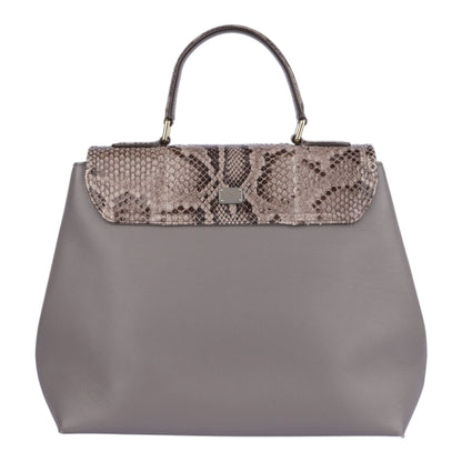 Dolce & Gabbana Phyton Leather Top Handle Bag