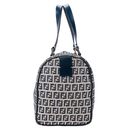 Fendi FF Monogram Boston Handbag