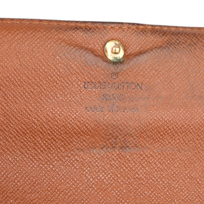 Louis Vuitton Canvas Monogram Sarah Wallet