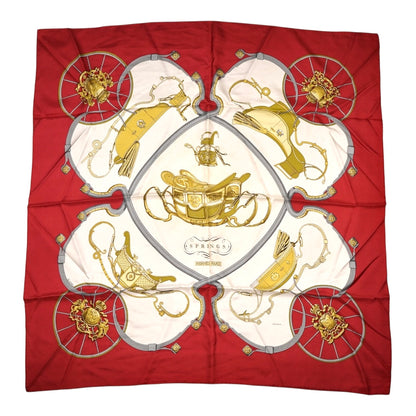 Hermes Springs Silk 90 Scarf Touch