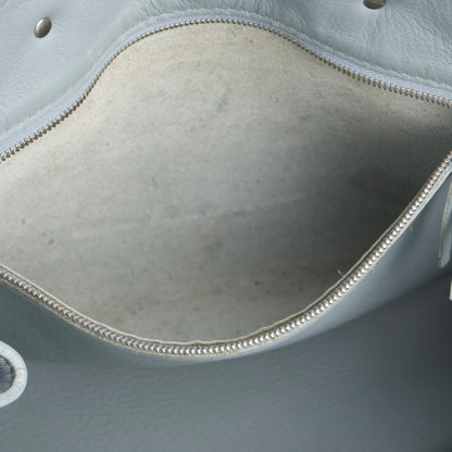 Balenciaga Blue Leather City Handbag