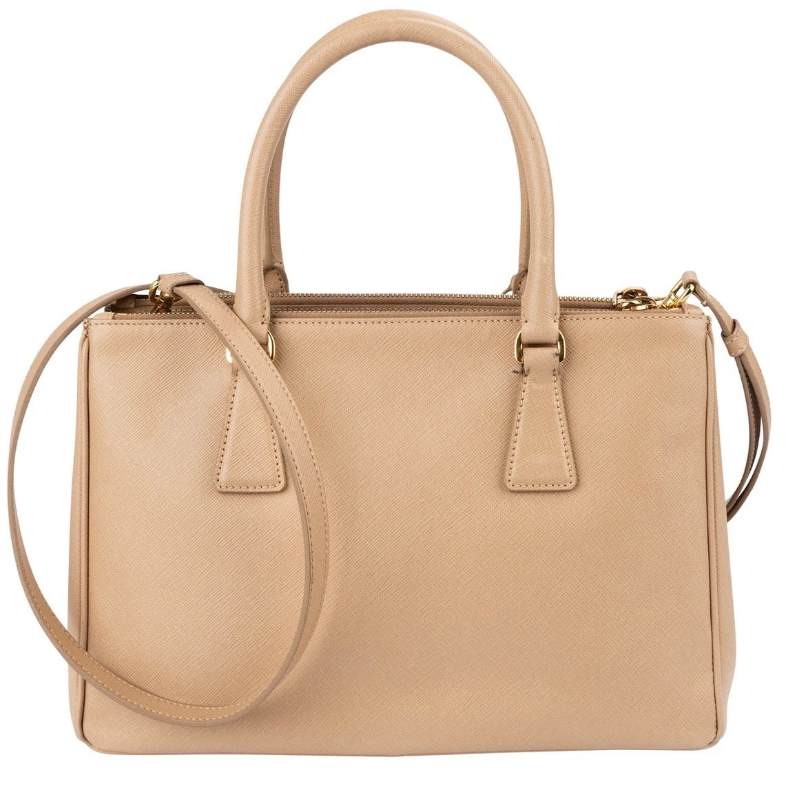 Prada Beige Saffiano
Leather Galleria Handbag