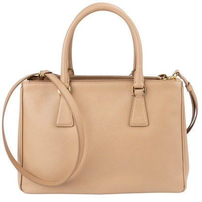 Prada Beige Saffiano
Leather Galleria Handbag