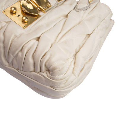 Miu Miu Quilted Leather Handbag