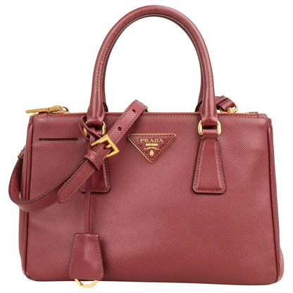 Prada Saffiano Leather Small Galleria Handbag