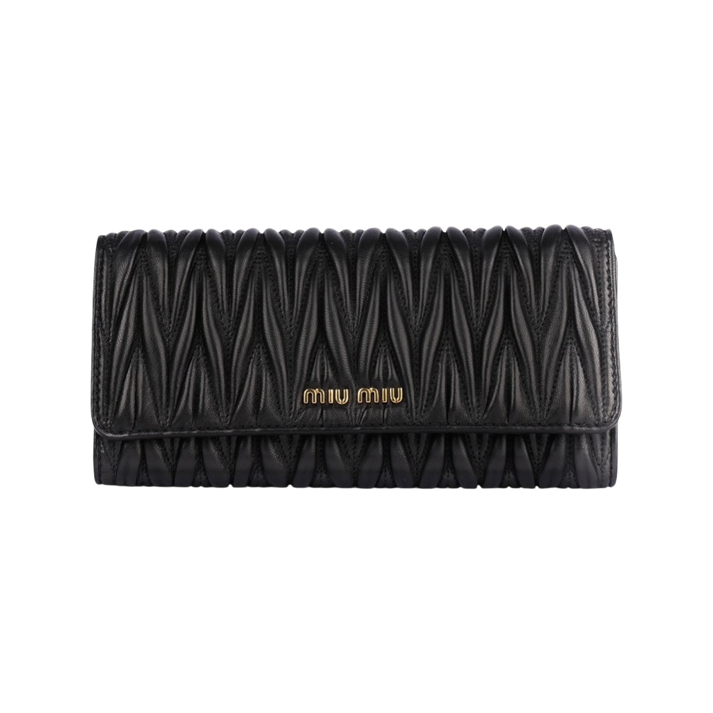 Miu Miu Quilted Leather Wallet