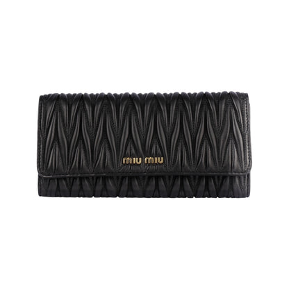 Miu Miu Quilted Leather Wallet