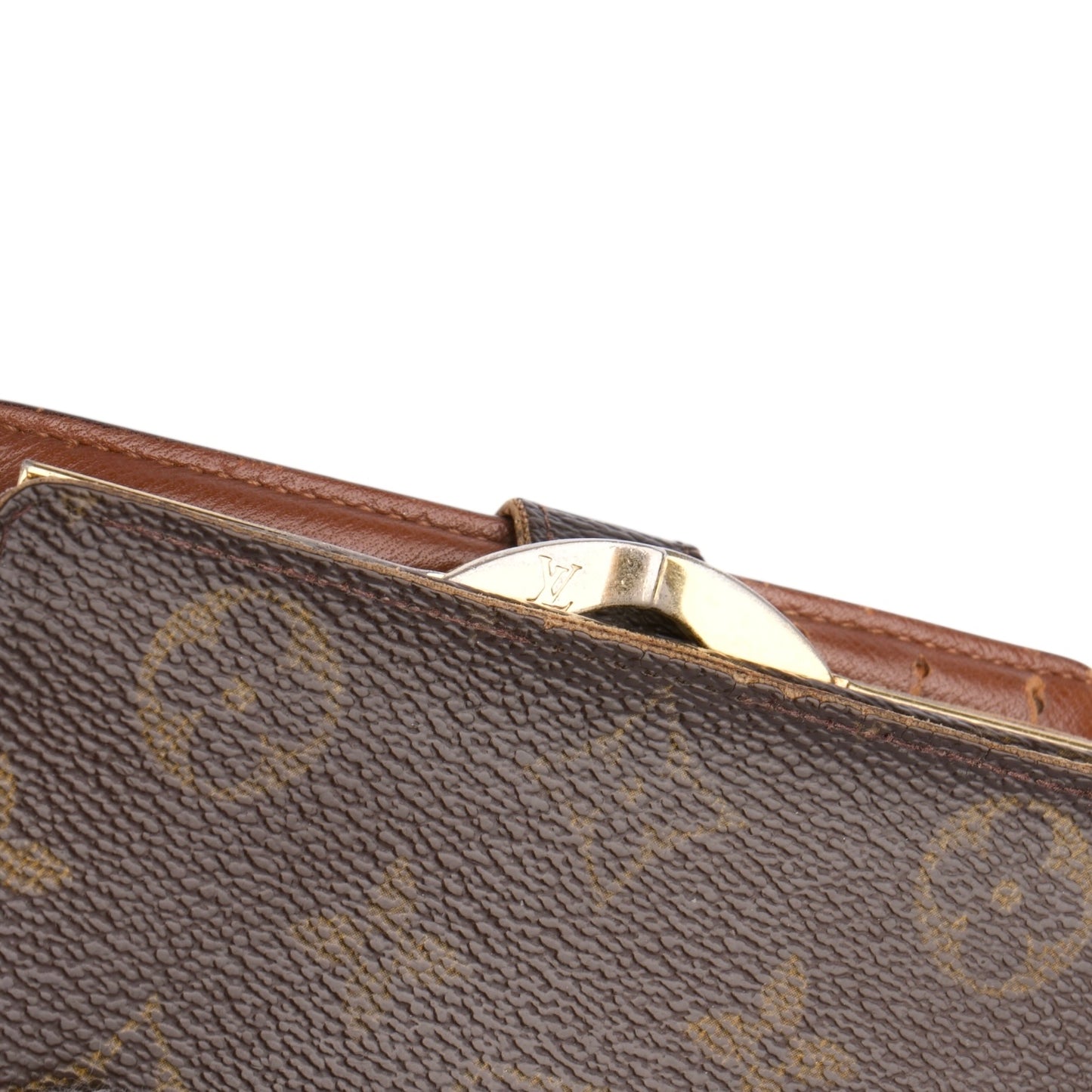 Louis Vuitton Canvas Monogram Clip Wallet