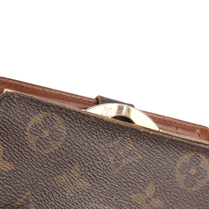 Louis Vuitton Canvas Monogram Clip Wallet