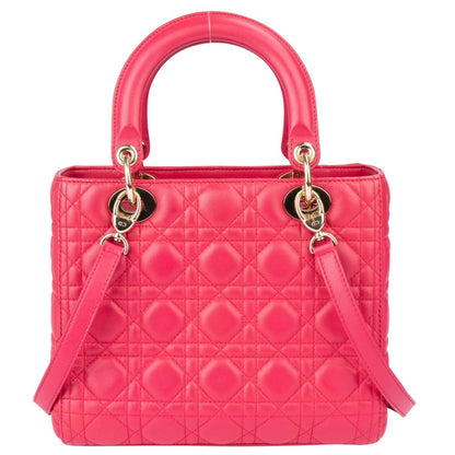 Christian Dior Quilted Leather Lady Dior Handbag