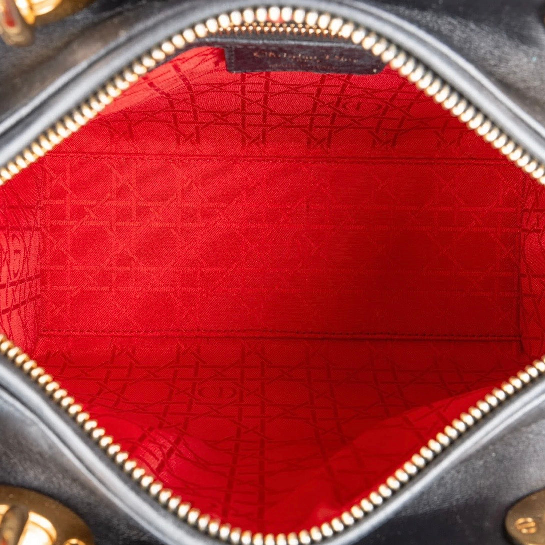 Christian Dior Quilted Lambskin Lady Dior Handbag