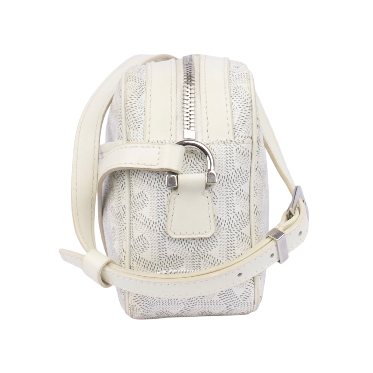 Goyard Cap Vert Goyardine Crossbody Bag