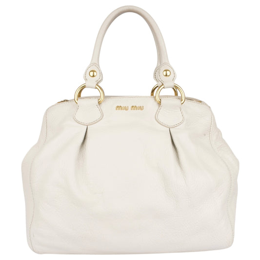 Miu Miu Leather Two-way Handbag