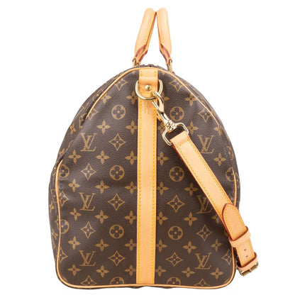 Louis Vuitton Monogram Canvas Keepall 55 Bandoulière Travel Bag
