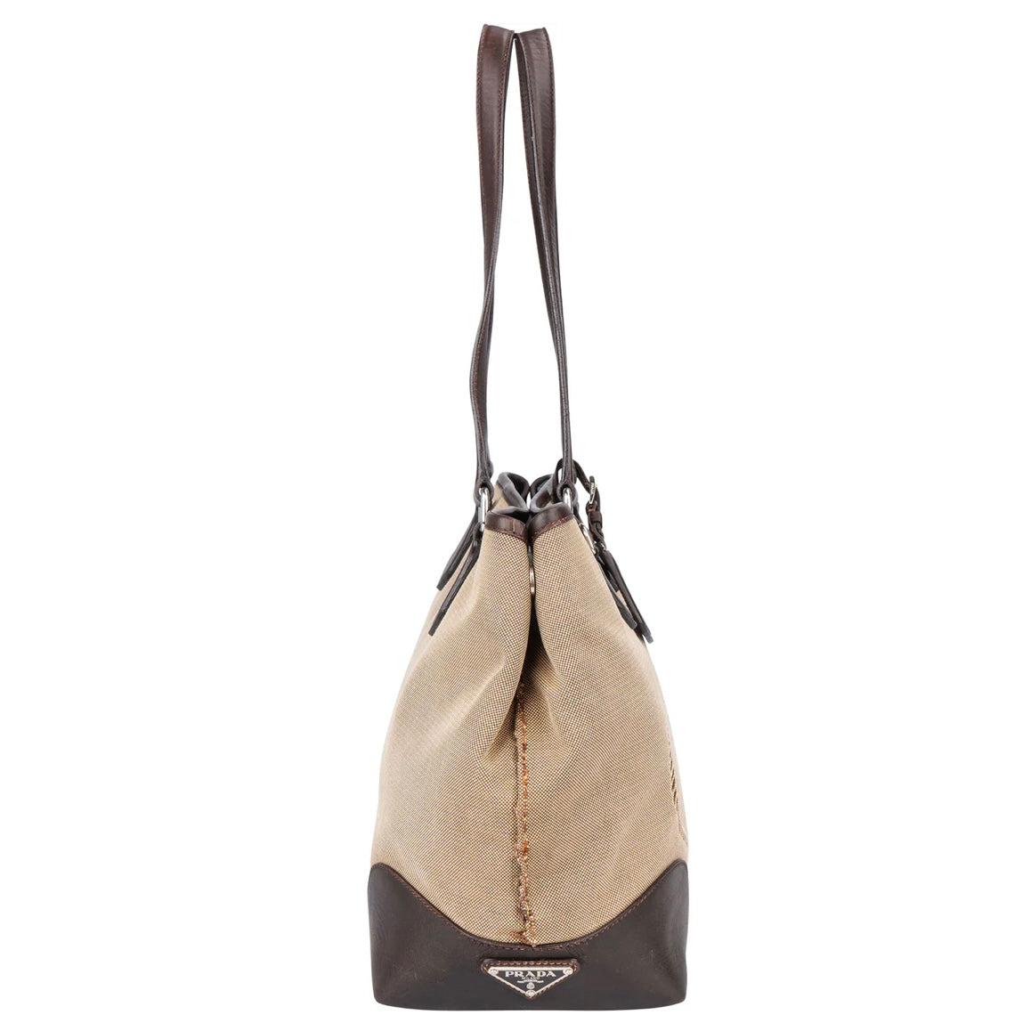 Prada Jacquard Triangle Shoulder Bag