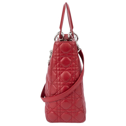 Christian Dior Quilted Leather Lady Dior Handbag