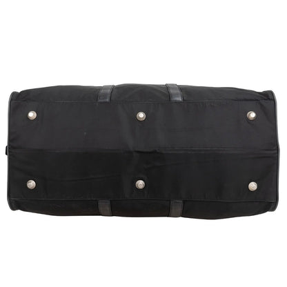 Prada Black Nylon Triangle Duffle Bag 55 Travel Bag