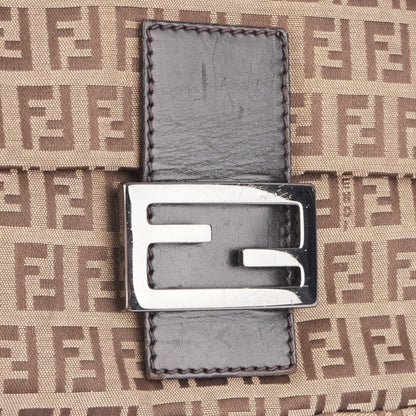 Fendi FF Monogram Baguette Shoulder Bag