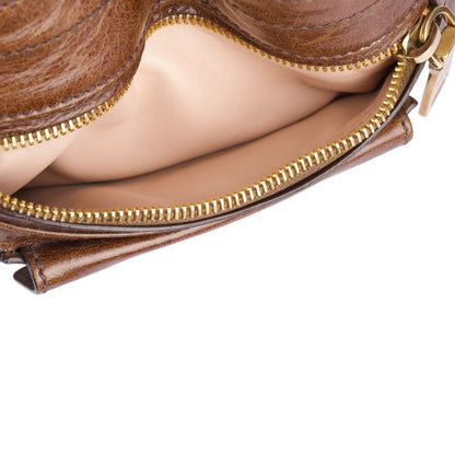Prada Vitello Leather Shine Chain Shoulder Bag