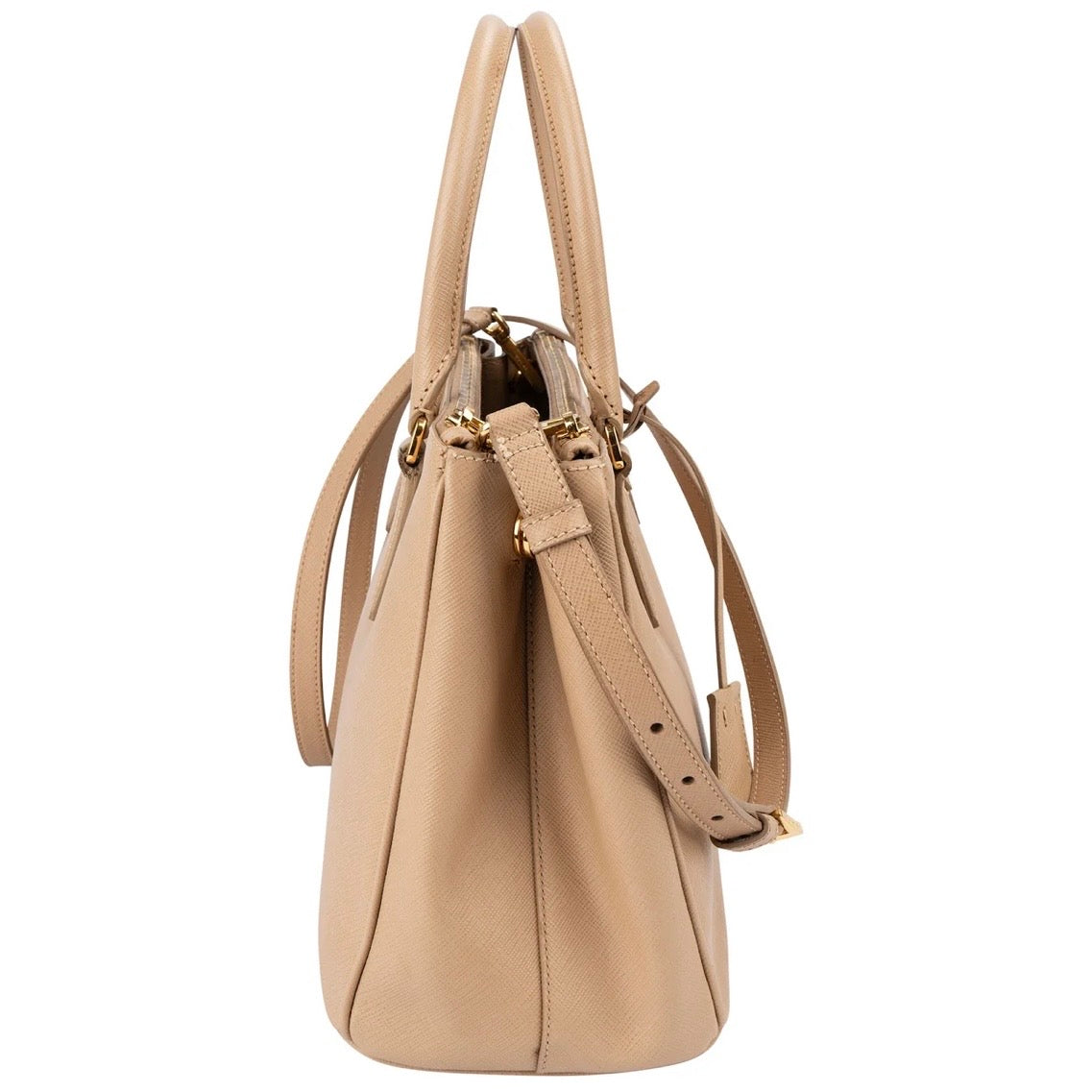 Prada Beige Saffiano
Leather Galleria Handbag
