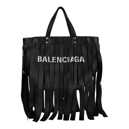 Balenciaga Fringe Laundry Cabas Tote Bag