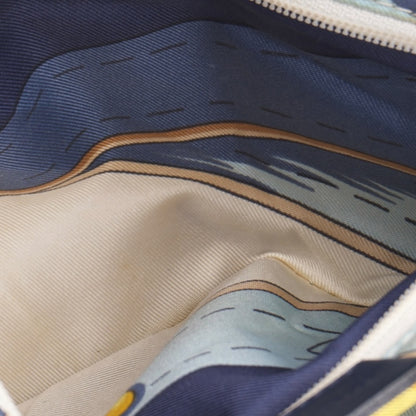 Christian Dior Monogram Oblique Denim Saddle Shoulder Bag