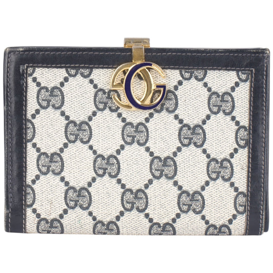 Gucci GG Monogram Clip Wallet