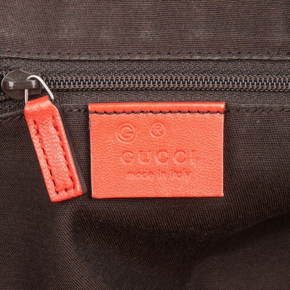Gucci Red Guccissima Leather Sukey Top Handle Handbag