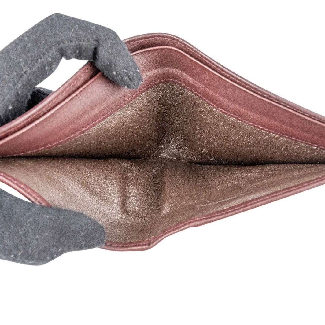 Bottega Veneta Intrecciato Leather Bifold Card Holder Wallet