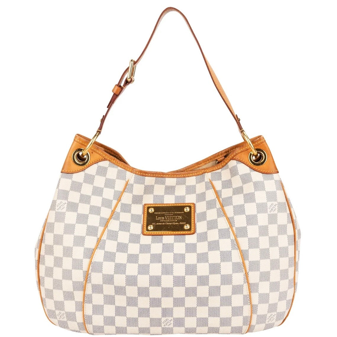 Louis Vuitton Monogram Damier Azur Canvas Galliera PM Shoulder Bag