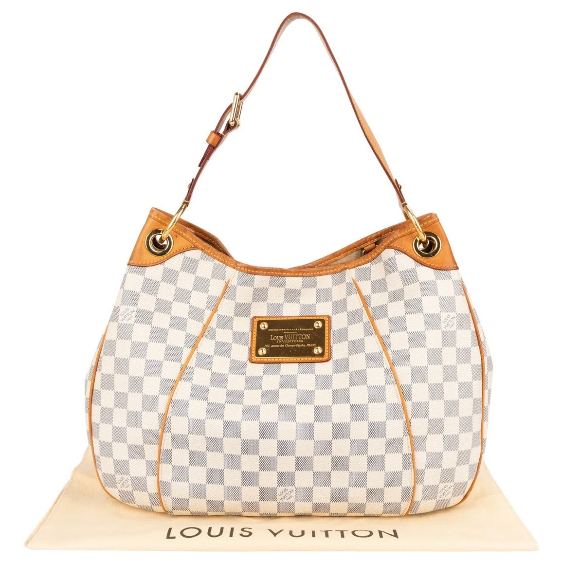 Louis Vuitton Monogram Damier Azur Canvas Galliera PM Shoulder Bag