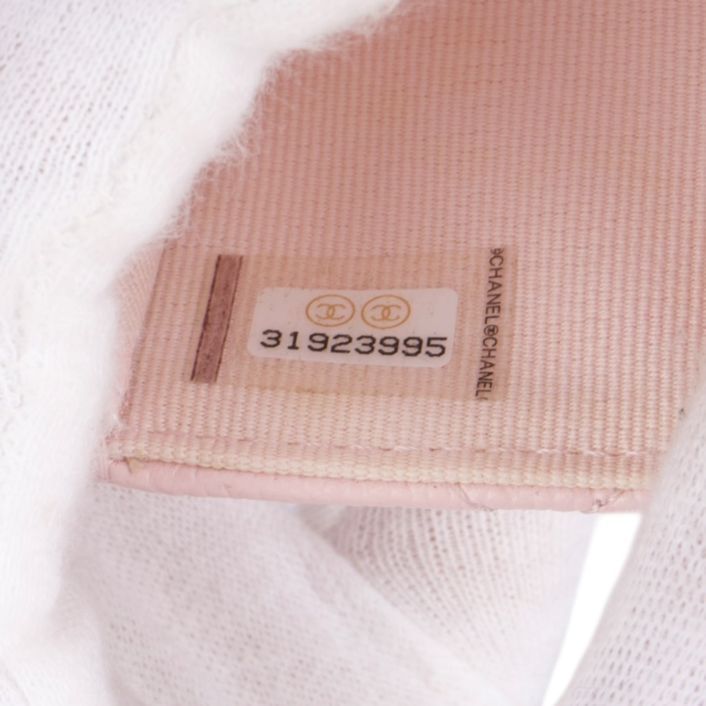 Chanel Caviar Quilted Mini Chain Bag Pink