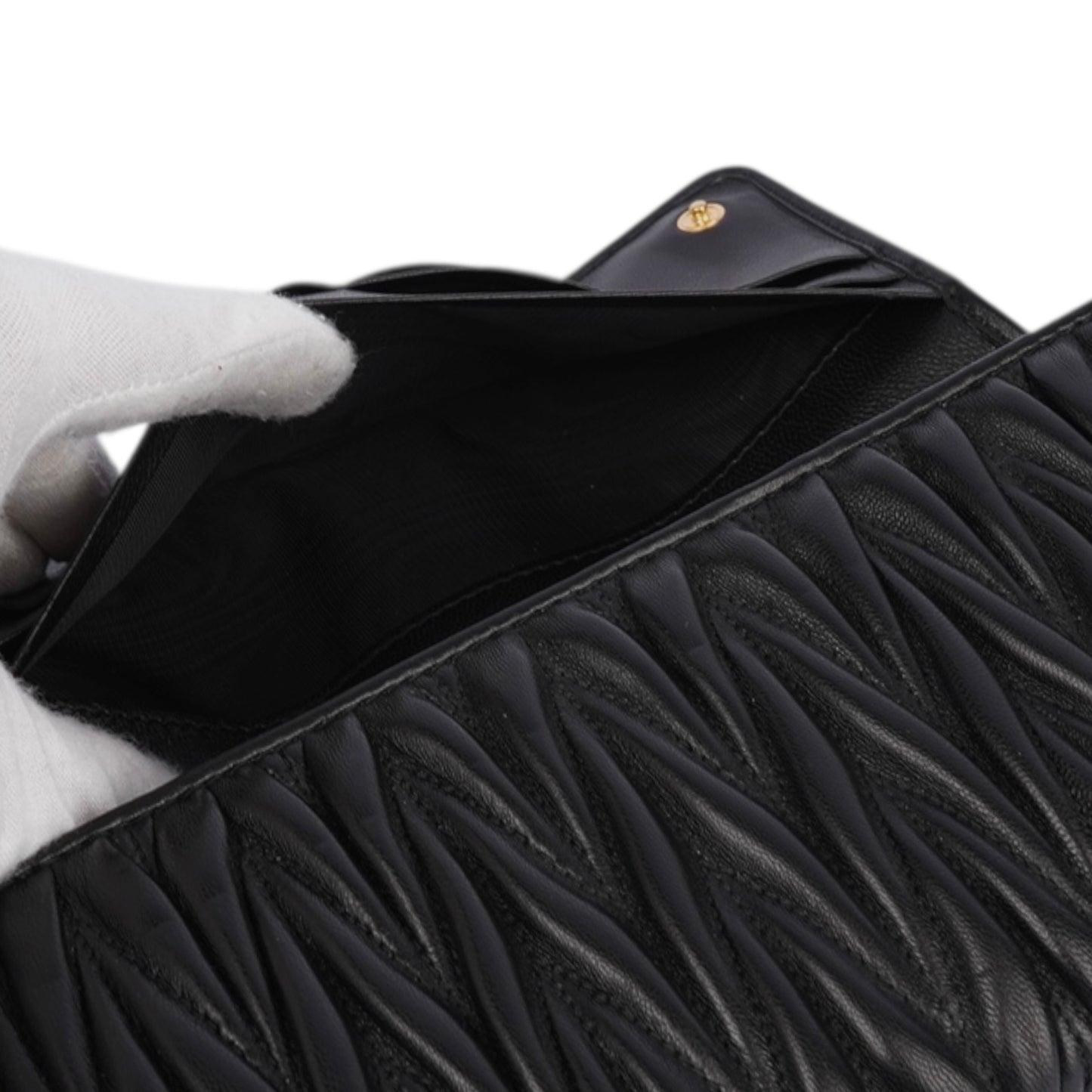 Miu Miu Quilted Leather Wallet