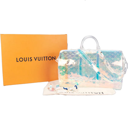 Louis Vuitton Transparent Prism By Virgil Abloh Keepall Bandouliere 50