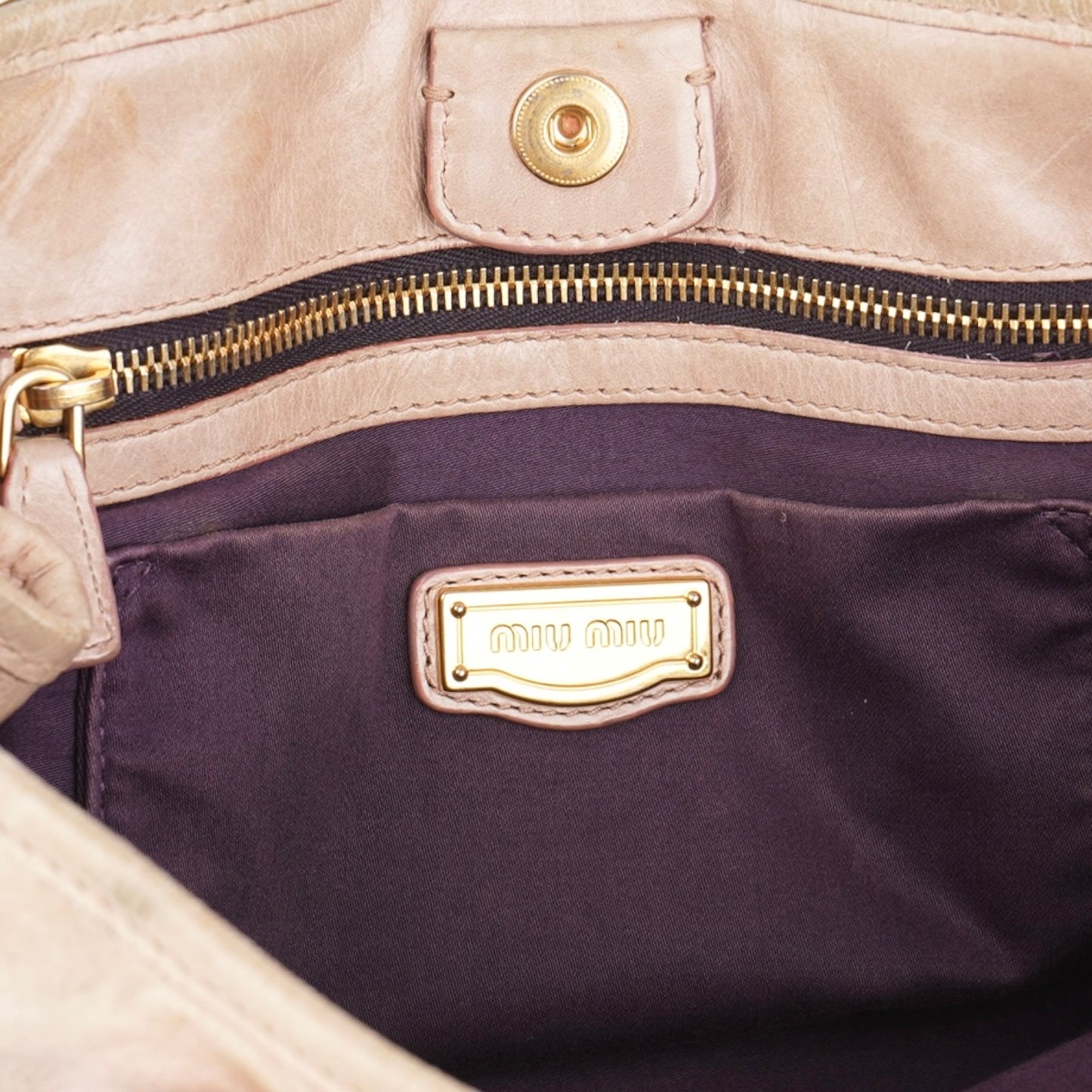 Miu Miu Classic Leather Handbag