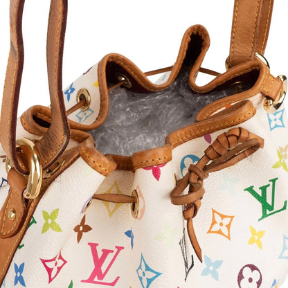 Louis Vuitton Monogram Murakami Multicolor Sac Noé Petit Shoulder Bag
