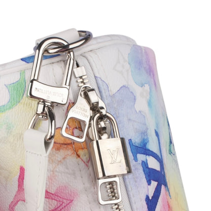 Louis Vuitton Canvas Monogram Limited Watercolor Keepall 50 Bandouliere