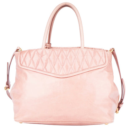 Miu Miu Matelasse Leather City Handbag