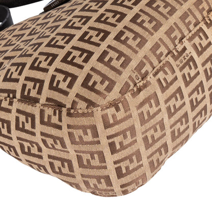 Fendi FF Monogram Baguette Buckle Shoulder Bag