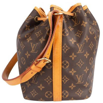 Louis Vuitton Monogram Canvas Sac Noé Petit Shoulder Bag