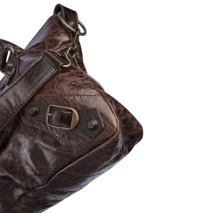 Balenciaga Brown Leather City Bag