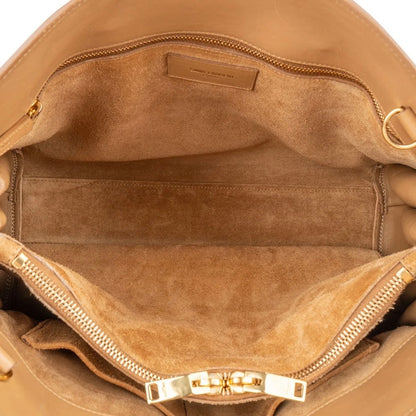 Yves Saint Laurent Smooth Leather Sac De Jour Handbag