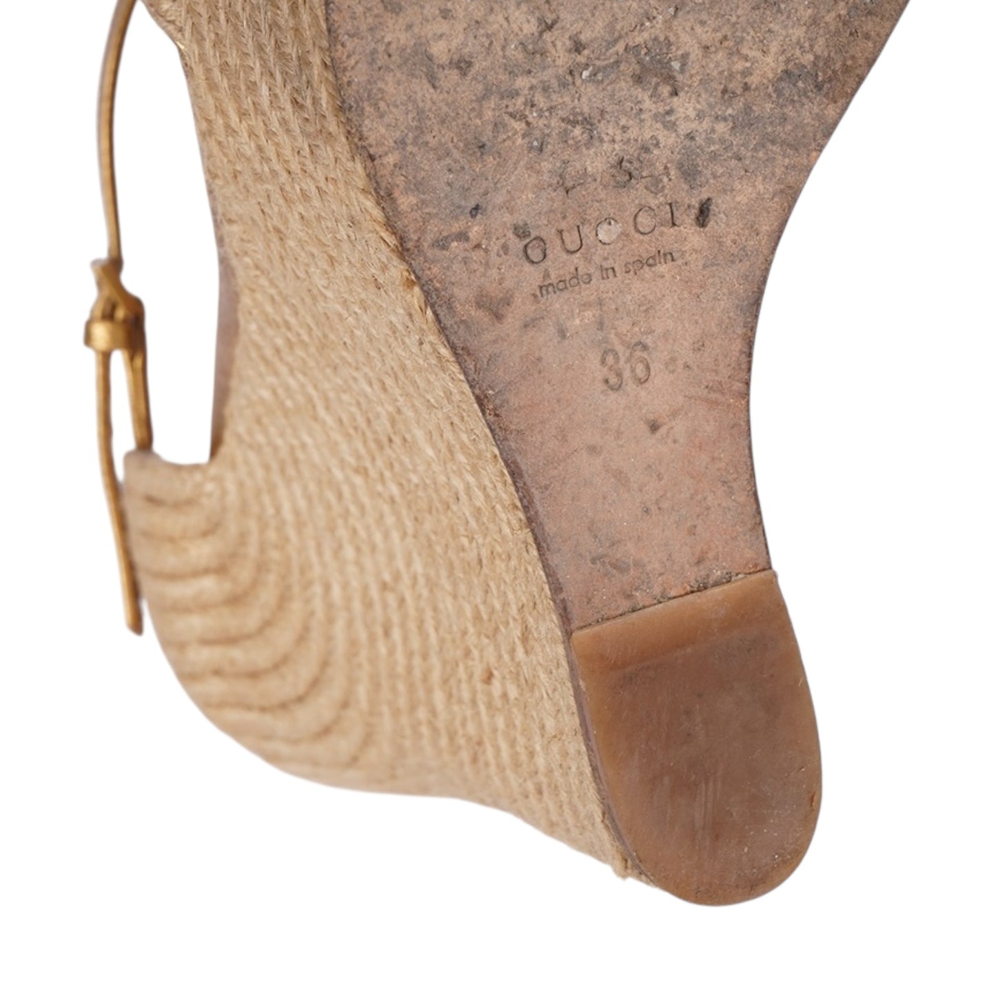 Gucci Jute Patterned Espadrillas (36)