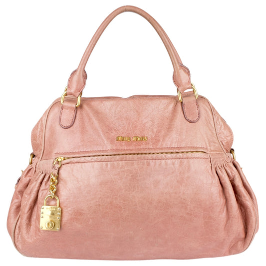 Miu Miu Leather City Handbag